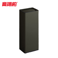 高翊柏 32030561 不锈钢双层垃圾桶 青古铜25L-全摇盖 酒店宾馆办公室商用环境桶物业大堂垃圾篓