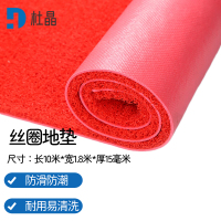 杜晶 DJ-DD-805J 塑料丝圈脚垫宽度1米8入户门地垫加厚丝圈脚垫垫子10米红色