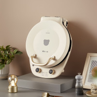 小熊(Bear)电饼铛可拆洗家用电饼档薄饼机三明治早餐机煎饼锅烙饼锅双盘加热 DBC-E15T1