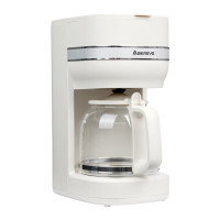 艾贝丽 滴漏咖啡机 家用1.5L大容量咖啡萃取壶30S防滴漏ABL-KF497D 珍珠白