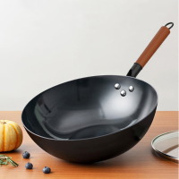 爱仕达(ASD) CF32N6J 精铁锅炒菜锅家用无涂层不易生锈平底燃电通用