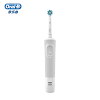欧乐B(Oralb) 电动牙刷 成人2D声波震动(自带刷头*1)清纯白 D100