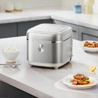 美的(Midea) 电饭煲MB-4E03S电饭锅0涂层316L不锈钢内胆4升大容量家用4-6个人无涂层智能多功能煮饭锅