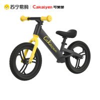 可莱茵 cakalyen平衡车儿童1一3一6岁无脚踏 梦想家系列发泡胎 颜色随机免充气探险家 12寸 黑黄