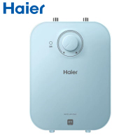 海尔(Haier)电热水器6.6升家用上出水小厨宝 2200W速热 安全防电墙 一级能效 便捷旋钮调温 EC6.6FP