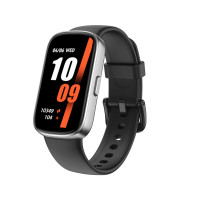 纽曼(Newmine)智能运动手环来电提醒心率血氧健康监测呼吸训练100+运动模式男女通用 轻薄液态硅胶手环IP68防水