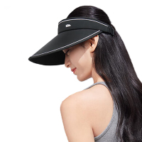 蕉下女士空顶防晒帽 UL56924 漫暮黑 黑色 均码