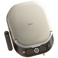 美的(Midea)电饼铛MC-JKE3070烤饼机家用双面加热加深大火力上下双盘可拆洗烙饼煎饼锅三明治早餐机蒸汽煎烤机