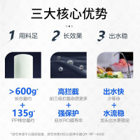 沁园(TRULIVA)净水器厨下式KRT3000台上式双用家用 反渗透直饮器过滤自来水体积小流量大