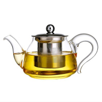常生源 茶壶玻璃茶壶耐热玻璃防爆茶壶高硼硅凉水壶 500ML 如意壶