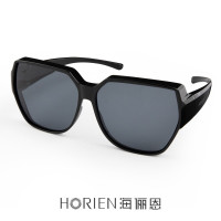 海俪恩 偏光墨镜套镜太阳镜女可套近视眼镜开车专用墨镜男防紫外线NT002P01