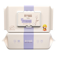 苏宁宜品婴儿手口柔湿巾80片*2包 80片*2包