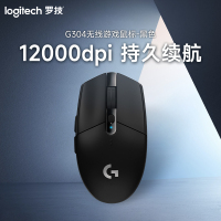 罗技(Logitech)G304电竞游戏无线鼠标USB接收台式机笔记本电脑通用原装便携绝地求生神器吃鸡宏APEX黑色