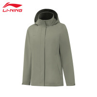 李宁运动风衣运动外套冲锋衣 TG 徒行绿(女)922-2 M码