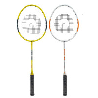 强力羽毛球拍 铝合金一体羽拍2支/付