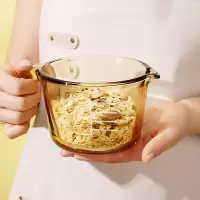 果兹GUOZI元气料理量杯ASGZ-A10琥珀色玻璃量杯