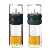 果兹(GUOZI) GZ-S56智享·旋转式茶水分离杯下茶仓225ml+上茶仓100m