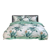 天琴 床上用品四件套 夏威夷时韵贵妃绒套件TQ-T147