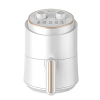 美的 Midea 空气炸锅家用多功能无油煎炸锅1.5L大容量大火力不粘易清洗薯条机ZY1501白色