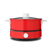 Miji Home Design Germany 多功能锅煮炒4L 一锅多用 EHP-001 红色