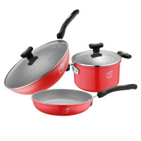 爱仕达 僖家不粘锅具三件套30CM炒锅26CM煎锅16CM汤锅PL03S3TG