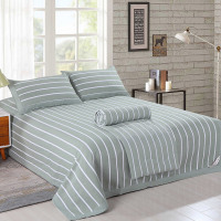 天琴 TQ-S52臻爱粗布四件套双人床上用品套装