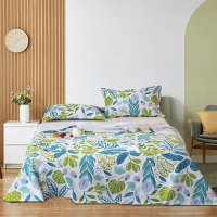 天琴 叶语 粗布印花三件套TQ-S62