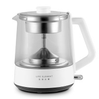 生活元素 LIFE ELEMENT 养生壶 迷你煮茶器 蒸汽喷淋式煮茶壶 电茶壶玻璃烧水壶0.8L I72