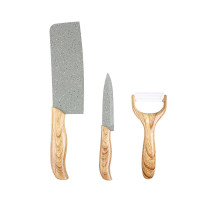 朗赫尊尚刀具套装3件套水果刀刨刀菜刀组合套装LH-GJ28