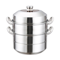 朗赫奥斯顿三层蒸锅304不锈钢30cm蒸锅 LH-ZG10