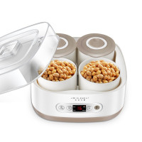 生活元素 LIFE ELEMENT 纳豆机 家用全自动智能泡豆蒸豆多功能一体机 陶瓷4分杯S12