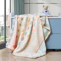 富安娜 毛毯法兰绒毯单人盖毯午睡毯 80*120cm旋律