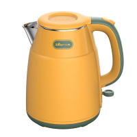 小熊电热水壶烧水壶1.5L大容量热水壶304不锈钢双层防烫ZDH-Q15R6