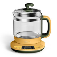 小熊养生壶煮茶器花茶壶电茶壶电热水壶1.5L玻璃电水壶YSH-E15H8