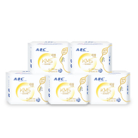 ABC KMS纤薄棉柔日用组合装卫生巾5包40片(240mm*8片*5包)