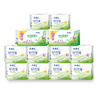 ABC 澳洲茶树精华轻透薄棉柔日夜组合12包86片(日用40片+夜用24片+迷你日用16片+立围加长夜用6片)