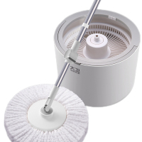 大卫旋转拖把桶升降式洗脱合一双驱动单桶拖布甩干地拖墩布免手洗干湿两用N11