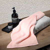 内野 琥珀系列棉质毛巾面巾柔软吸水洗脸巾灰色单条装JD12869-N