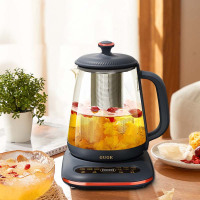谷格(GUGE)养生壶煮茶器烧水壶煮茶壶多档保温玻璃花茶壶1.6L电热水壶G08