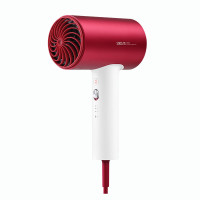 SOOCAS素士家用电吹风大功率不伤发负离子速干便携智能吹风筒 H5红