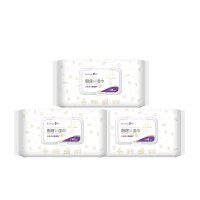 阅紫厨房湿巾48抽20*30cm 杀菌去油污湿纸巾 一次性抽取式湿巾 3包装