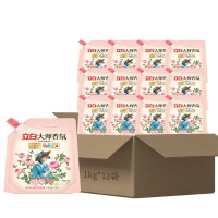 立白大师香氛天然洗衣液 炫彩 柔顺 护衣 天然洁净低泡易漂1kg*12袋装