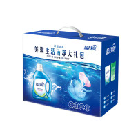 蓝月亮洗衣液柔顺剂套装 美满生活洁净四件套