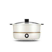 九阳 Joyoung 电火锅4.5L家用电磁加热多功能分体式鸳鸯火锅 C21-HG3