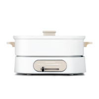 乐扣乐扣(LOCK&LOCK)多功能电火锅电热锅家用分体式不粘料理锅 EJP531WHT