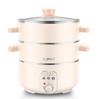 苏泊尔(SUPOR)电蒸锅多用途锅三层蒸笼多功能锅不粘炒菜锅电火锅 ZN26YK18