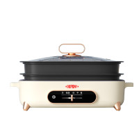 杜邦(DUPONT)多功能锅电烤锅电煮锅家用电火锅多用途料理锅分体式蒸煮锅PKG-KY1201