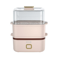 谷格(GUGE)电蒸锅多用途锅家用多功能电蒸箱双层1L迷你电蒸笼G22F