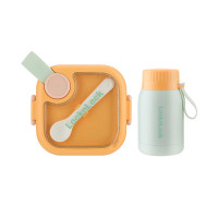 LOCK&LOCK玩趣儿童饭盒套装两件套LCB911S2FU