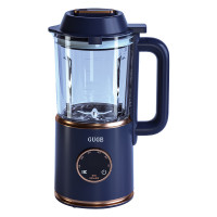 谷格(GUGE)破壁机家用小型低音料理机智能加热豆浆机全自动榨汁机辅食机GG668墨蓝色